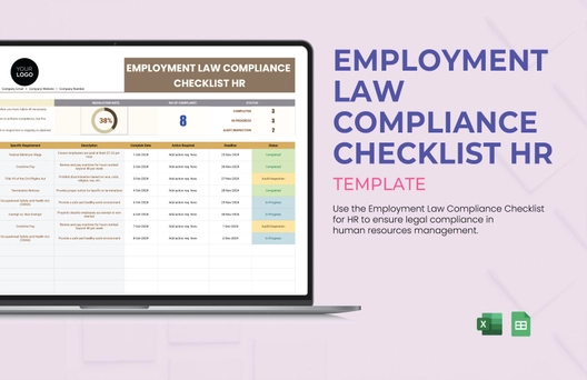 Employment Law Compliance Checklist HR Template