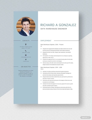 Data Warehouse Engineer Resume