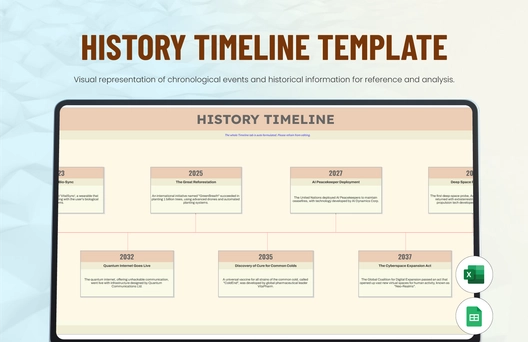 History Timeline Template