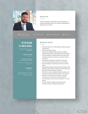 Education Account Manager Resume