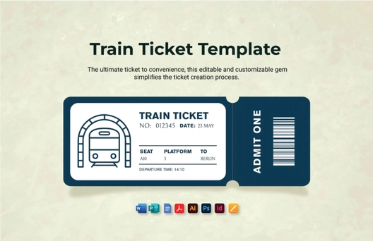 Train Ticket Template