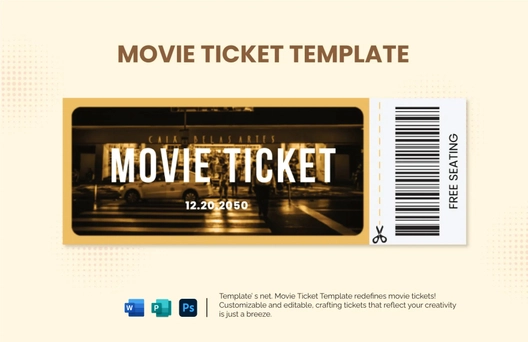 Movie Ticket Template