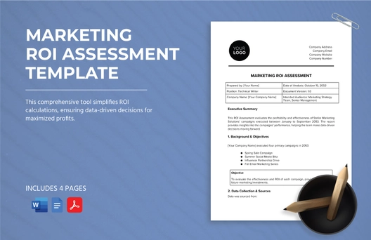 Marketing ROI Assessment Template