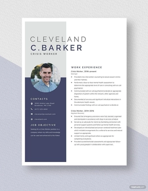 Crisis Worker Resume