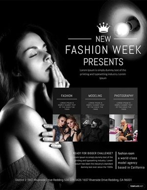 Fashion Week Flyer Template