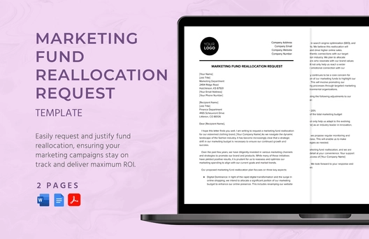 Marketing Fund Reallocation Request Template