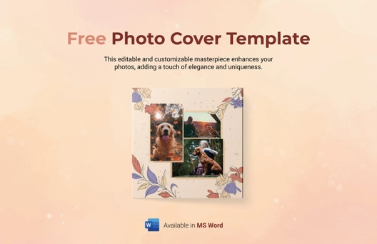 Photo Cover Template