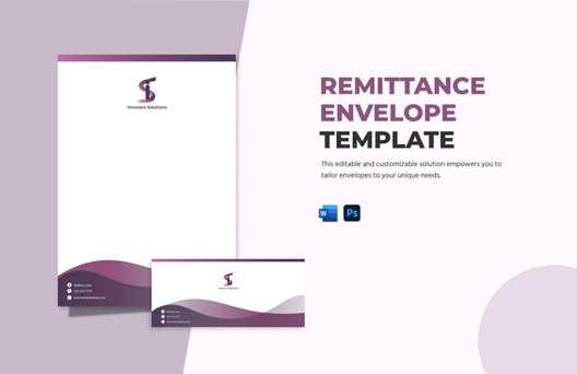 Remittance Envelope Template