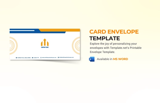 Card Envelope Template