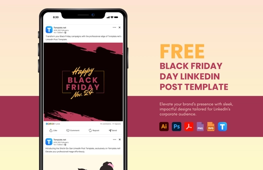 Black Friday LinkedIn Post Template
