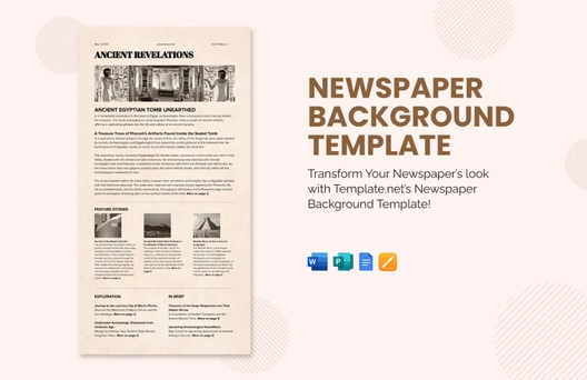 Old Newspaper Template Old Newspaper Template