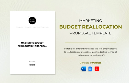 Marketing Budget Reallocation Proposal Template