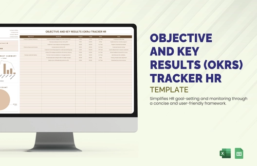 Objective and Key Results (OKRs) Tracker HR Template