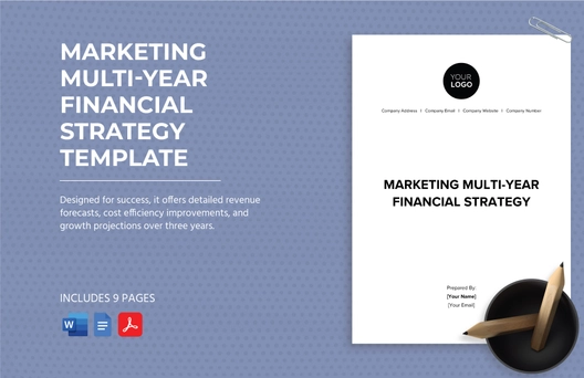 Marketing Multi-year Financial Strategy Template