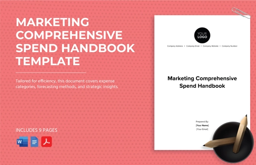 Marketing Comprehensive Spend Handbook Template