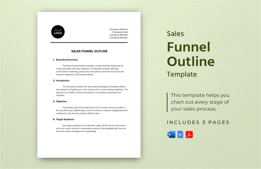 Sales Funnel Outline Template