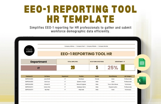 EEO-1 Reporting Tool HR Template