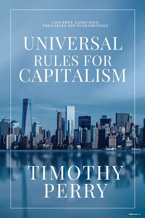 Blue Business Book Cover Template