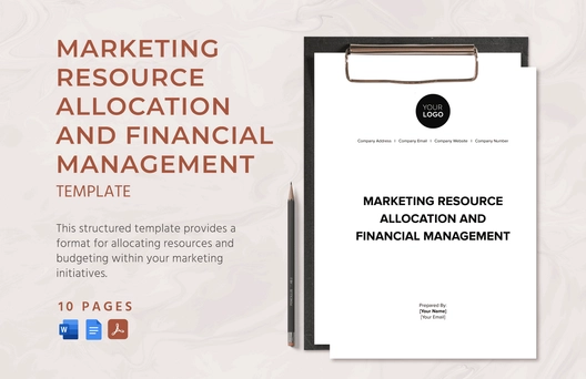 Marketing Resource Allocation and Financial Management Template