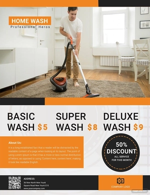 Cleaning Service Flyer Template