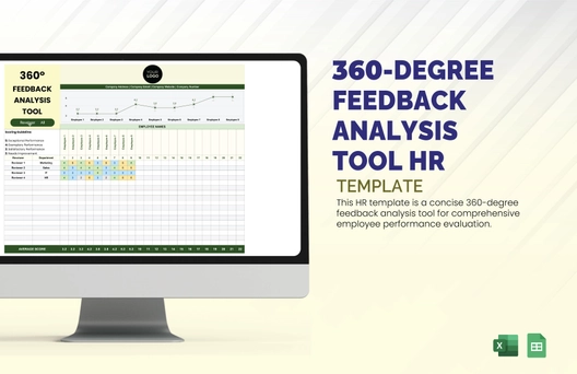360-Degree Feedback Analysis Tool HR Template