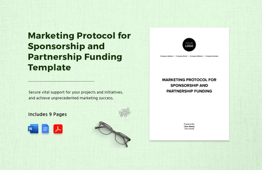 Marketing Protocol for Sponsorship and Partnership Funding Template