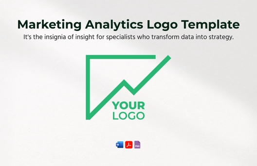Marketing Analytics Logo Template