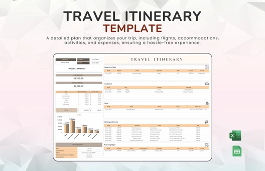 Travel Itinerary Template