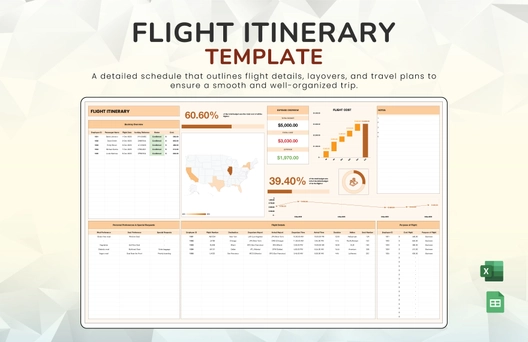 Flight Itinerary Template