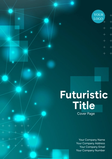 Free Futuristic Title Cover Page Template to Edit Online