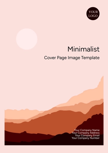 Free Minimalist Cover Page Image Template to Edit Online