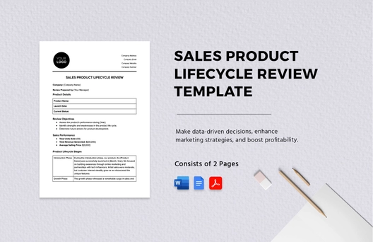 Sales Product Lifecycle Review Template