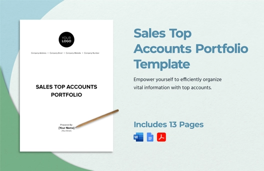 Sales Top Accounts Portfolio Template