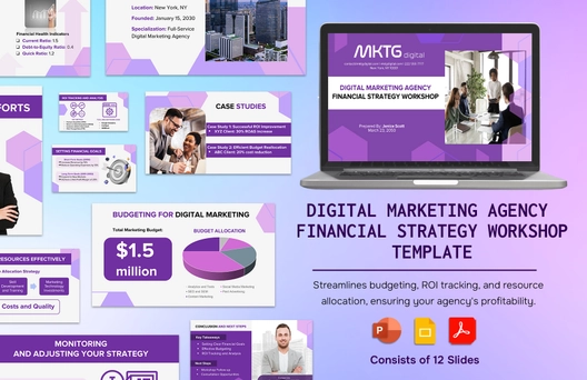Digital Marketing Agency Financial Strategy Workshop Template