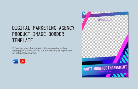 Digital Marketing Agency Product Image Border Template Digital Marketing Agency Product Image Border Template