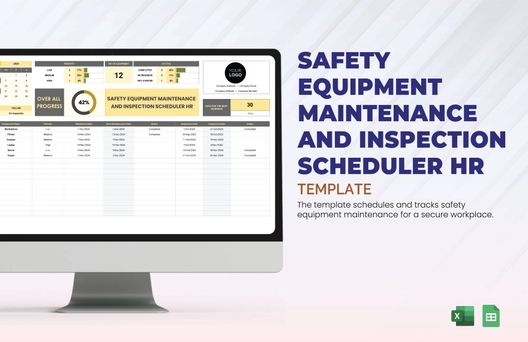 Safety Equipment Maintenance and Inspection Scheduler HR Template