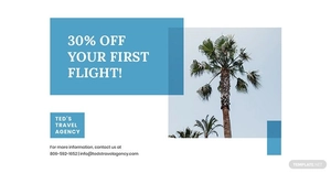 Travel Company Linkedin Post Template
