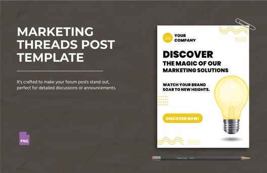 Marketing Threads Post Template