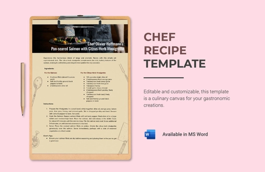 Chef Recipe Template