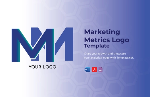 Marketing Metrics Logo Template