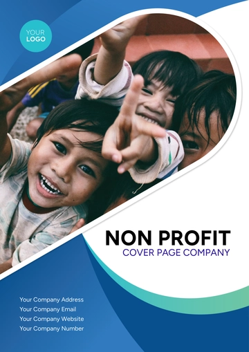 Free Nonprofit Cover Page Company Template to Edit Online