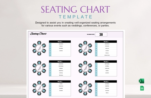 Seating Chart Template
