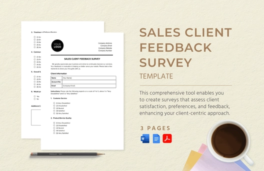Sales Client Feedback Survey Template