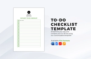 To-Do Checklist Template