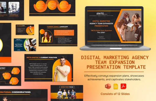 Digital Marketing Agency Team Expansion Presentation Template