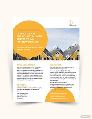 Building Management Flyer Template