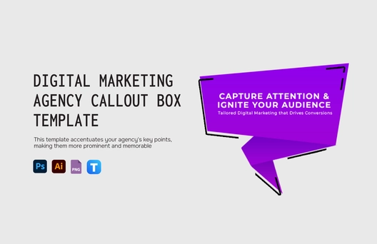 Digital Marketing Agency Callout Box Template