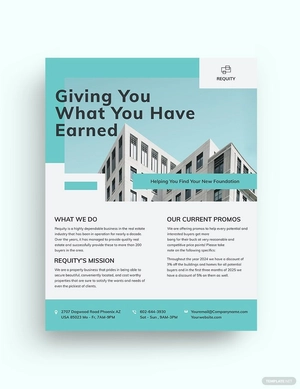 Property Agent/Agency Flyer Template