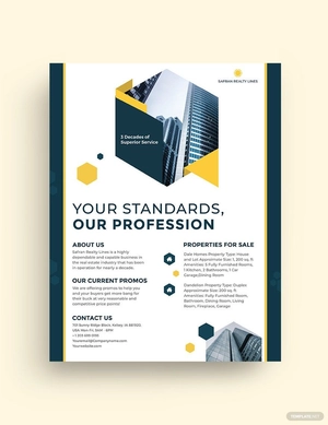 Real Estate Company Investor Flyer Template