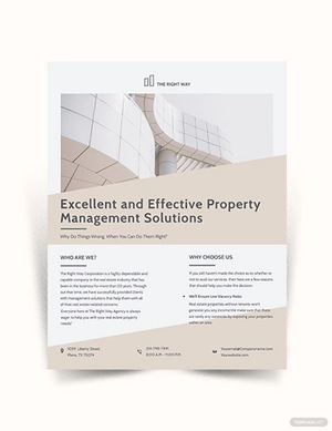 Real Estate Management Flyer Template